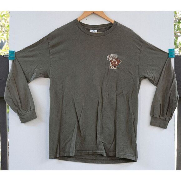 Hawaiian Lifestyle Men's Green Longsleeve T-Shirt Size L - Picture 6 of 6